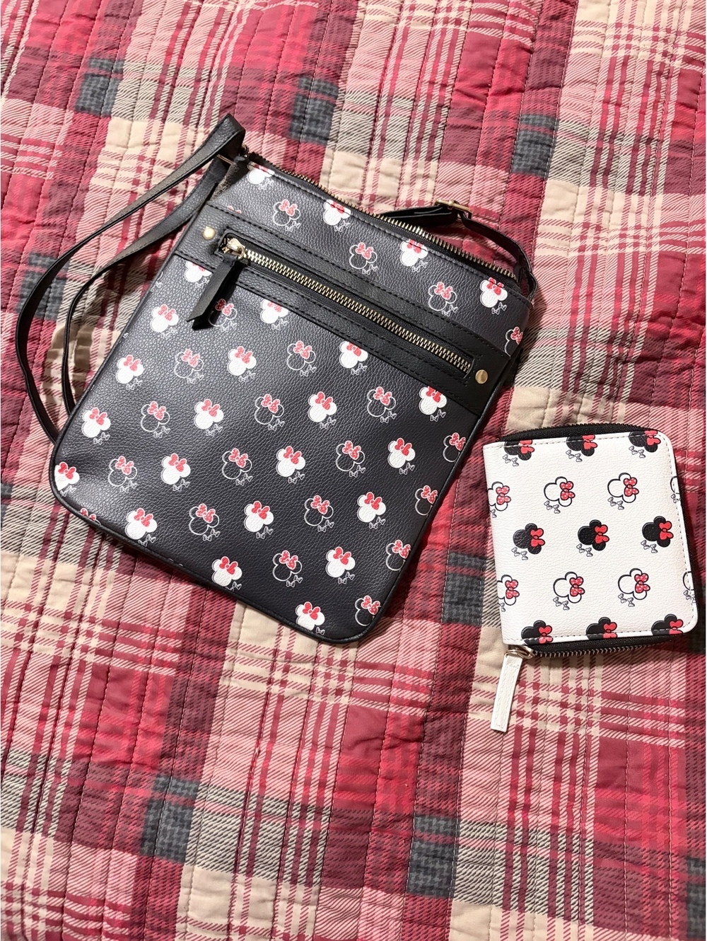 Minnie Mouse Purse and Wallet Set